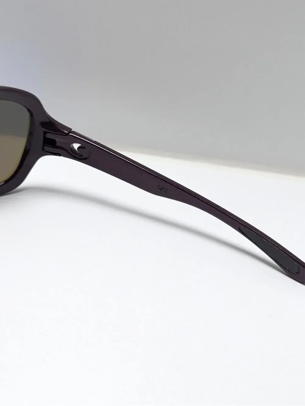 Oakley Pulse OO9198 Blue Mirrored Lens Dark Purple Wraparound Unisex Sunglasses